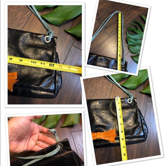 SABINA New York Leather Envelope Clutch Bag - Picture 4 of 9